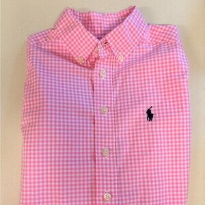 Ralph Lauren Pink Checkered Shirt